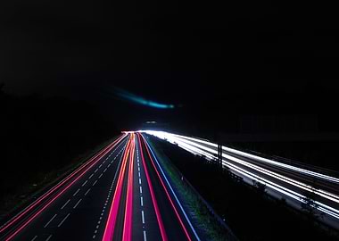 Motorway Light Trails