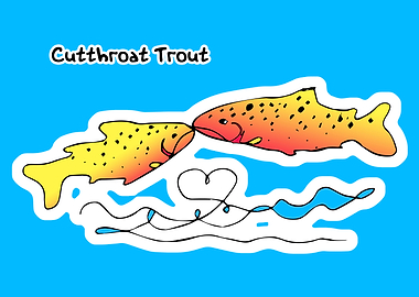 Cuttrhoat trout fish