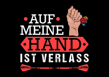 Dart Dartspieler Geschenk