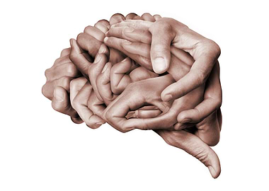 Human brain hands made