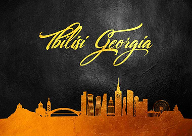 Tbilisi Georgia Skyline