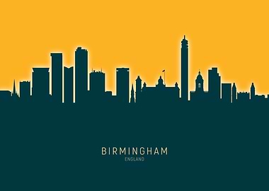 Birmingham Skyline England