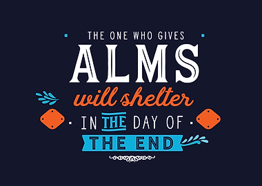 The one who gives ALMS