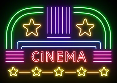 Cinema Neon Sign