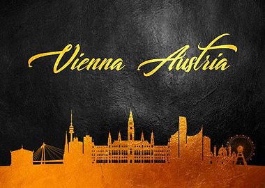 Vienna Austria Skyline