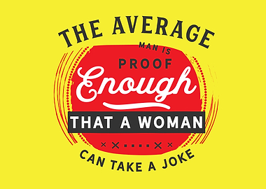 woman can take a joke