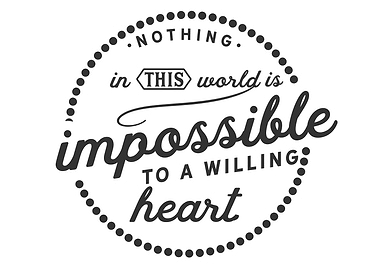 impossible to a willing