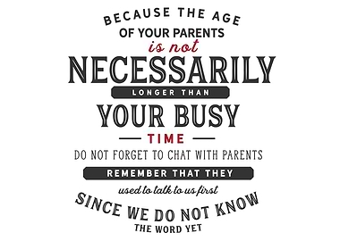 the age of your parents