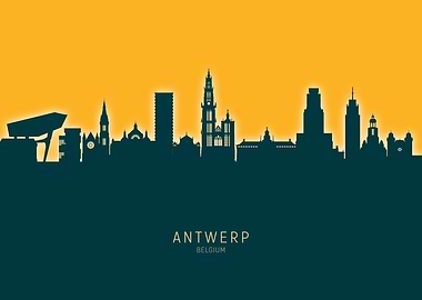 Antwerp Skyline Belgium