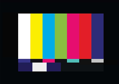 No Signal Retro TV Vintage