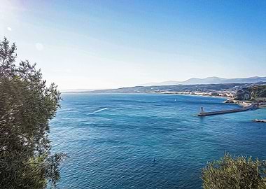 Panoramic view of Nice