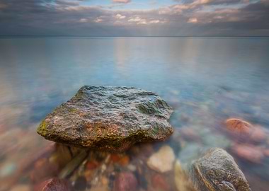 Shore Coast Landscape Sunr