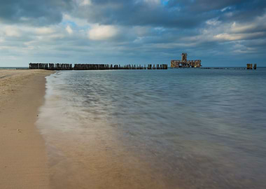 Sunset Shore Sunshine Surf