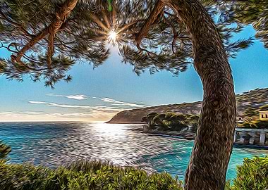 Seacoast of Cap Martin