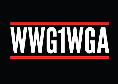 WWG1WGA We Are Q QAnon Q