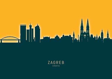 Zagreb Skyline Croatia