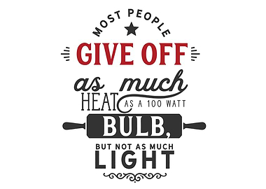 Most people give off