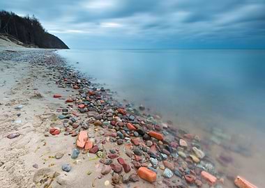 Shore Coast Landscape Sunr