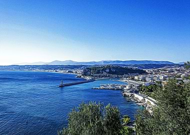 Panoramic view of Nice