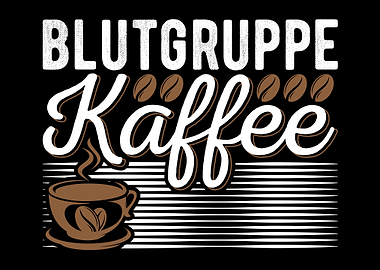 Blutgruppe Kaffee Cafe
