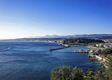 Panoramic view of Nice