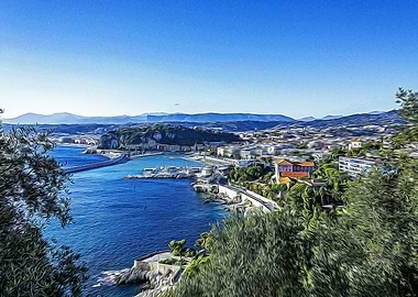 Panoramic view of Nice