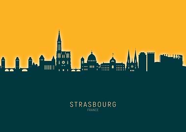 Strasbourg Skyline France