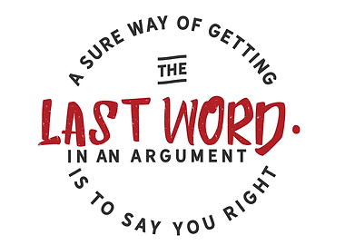 an argument is to say