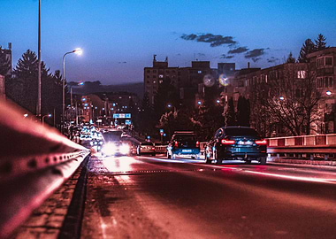 The colors in the night