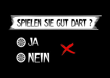 Dart Sprche Geschenk