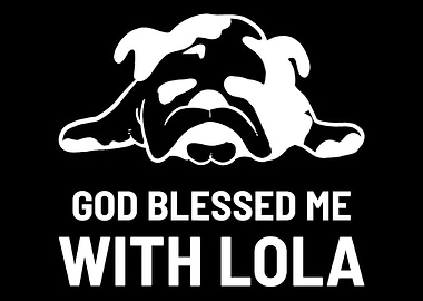 Bulldog Lola Dog Person Gi