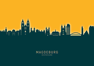 Magdeburg Skyline