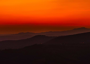 Magic colors of sunset