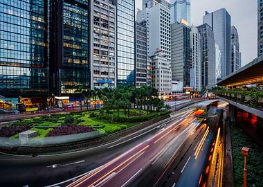Hong Kong City Traffic