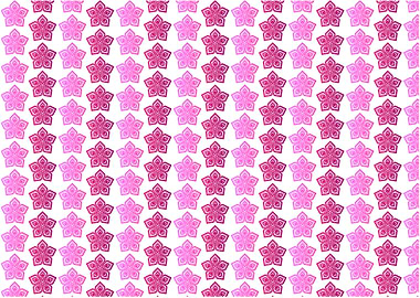 Purple floral pattern