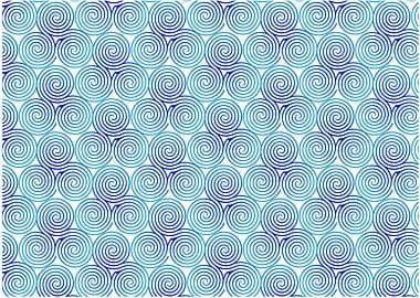 Blue Celtic Pattern Design