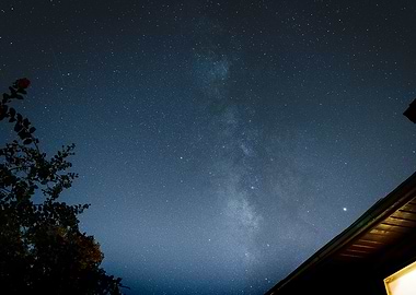 Milky Way in the Night Sky