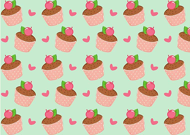 Cupcake With Cherry On Top