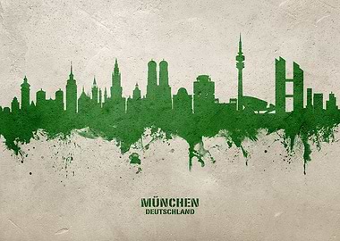 Munich Skyline Deutschland