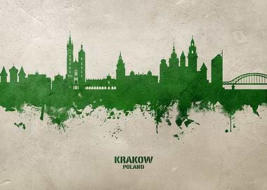 Krakow Skyline Poland