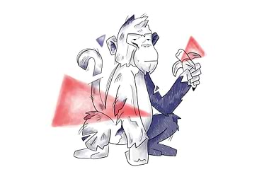 Unique Drawing Cool Monkey