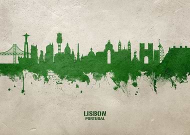 Lisbon Skyline Portugal