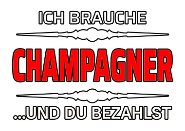 Need champagne drinking