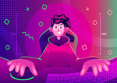 Young person playing