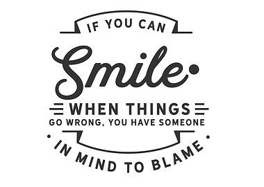 someone in mind to blame