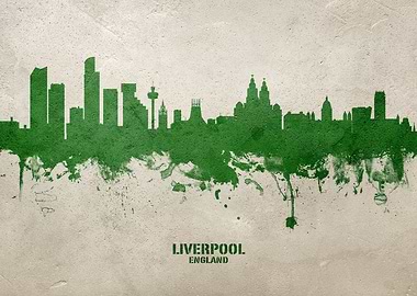 Liverpool Skyline England