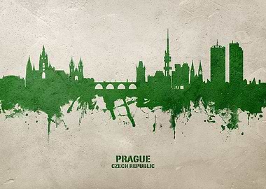 Prague Skyline
