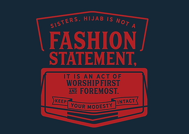 Sisters hijab is not a