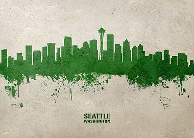 Seattle Skyline Washington