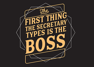 secretary types is the bos